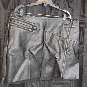Torrid Black Asymmetrical Pencil Mini Skirt